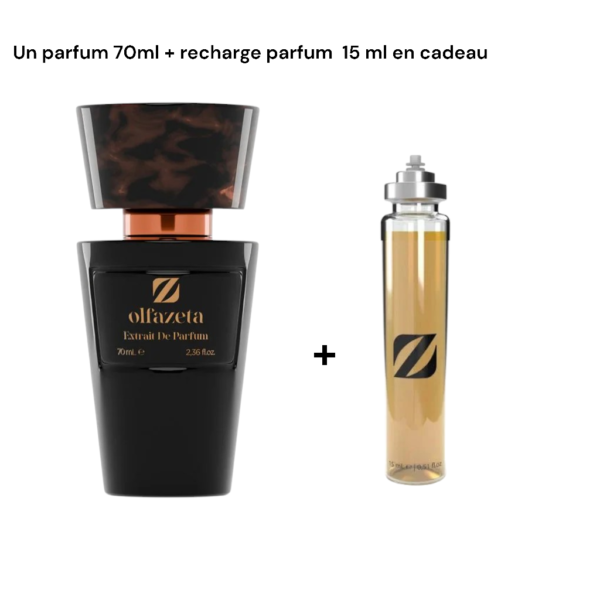 Parfum Chogan n°01 pour Homme, 70 ml inspiré de one million + recharge parfum 15 ml en cadeau – Image 2