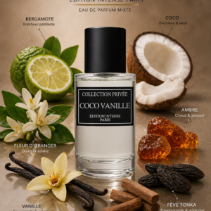 Coco Vanille – Eau de Parfum mixte 50 ml – Edition Intense Paris