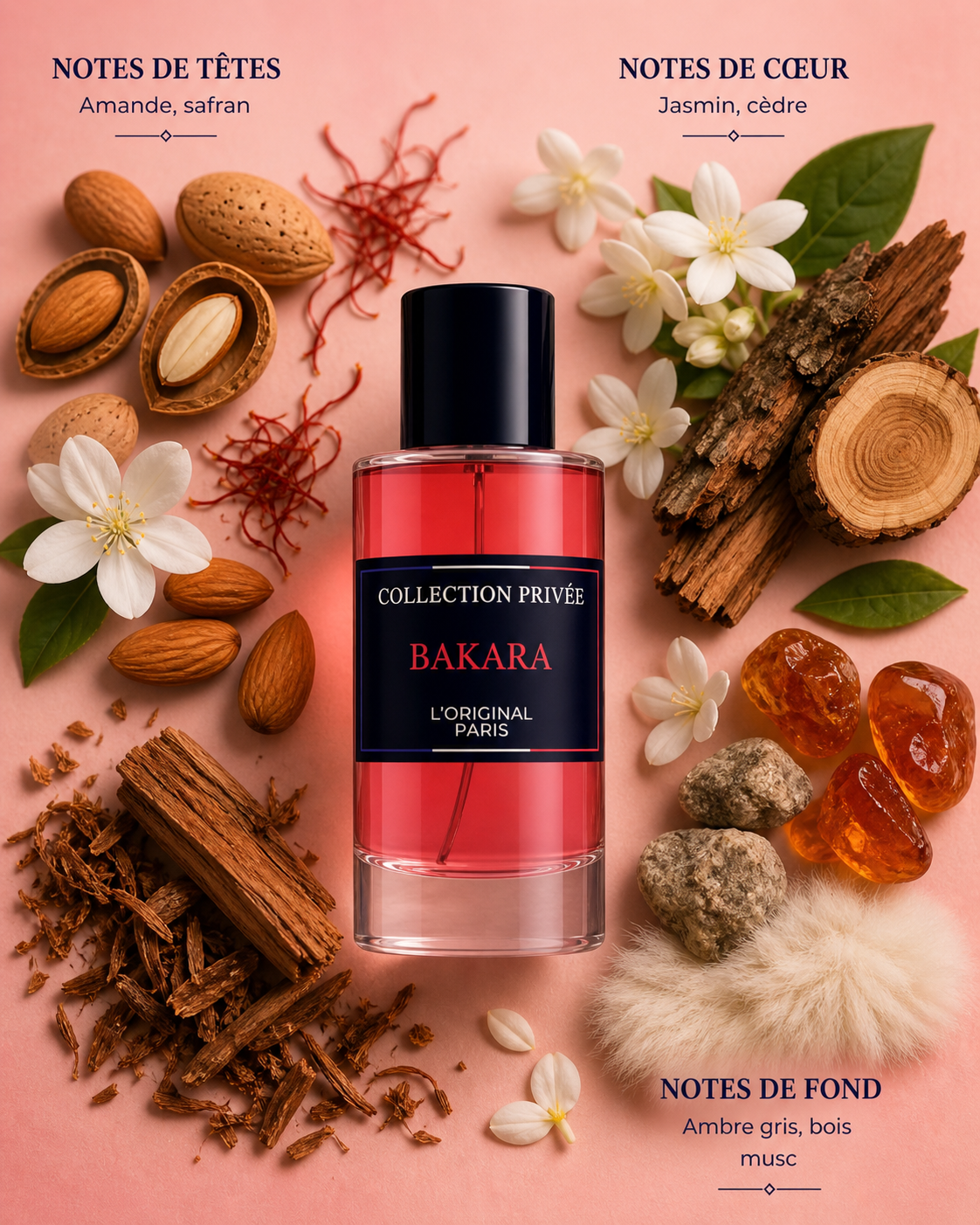 Parfum Baccara – Collection Privée – Eau de parfum mixte 50 ml
