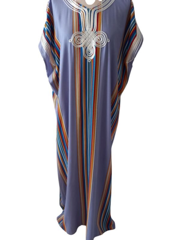 Gandoura à rayure,Robe longue – Image 3