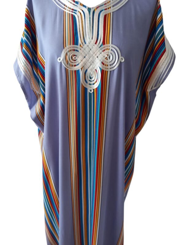 Gandoura à rayure,Robe longue – Image 4