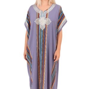 Gandoura à rayure,Robe longue