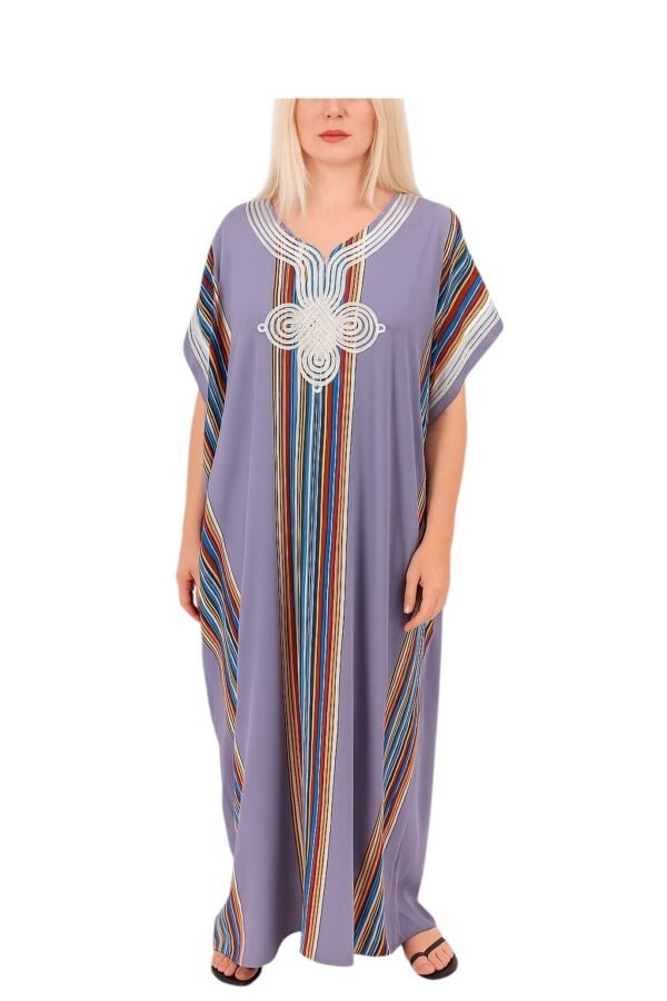 Gandoura à rayure,Robe longue