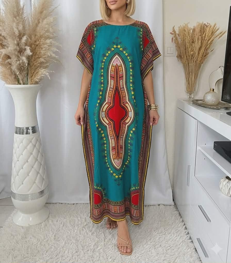 Robe Dashiki Longue – Style Africain Élégant