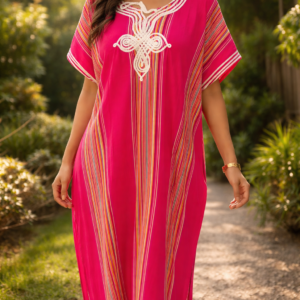 Gandoura marocaine premium – tenue traditionnelle élégante et respirante