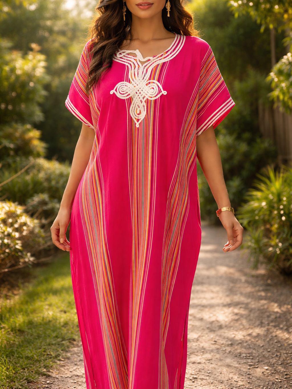 Gandoura marocaine premium – tenue traditionnelle élégante et respirante